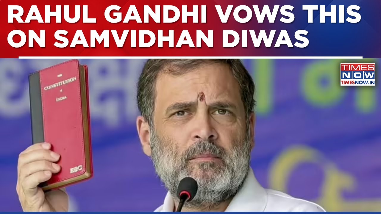 Rahul Gandhi Vows To 'Save Samvidhan', Says 'Its My Duty To Protect Constitution, Won't Allow ...'