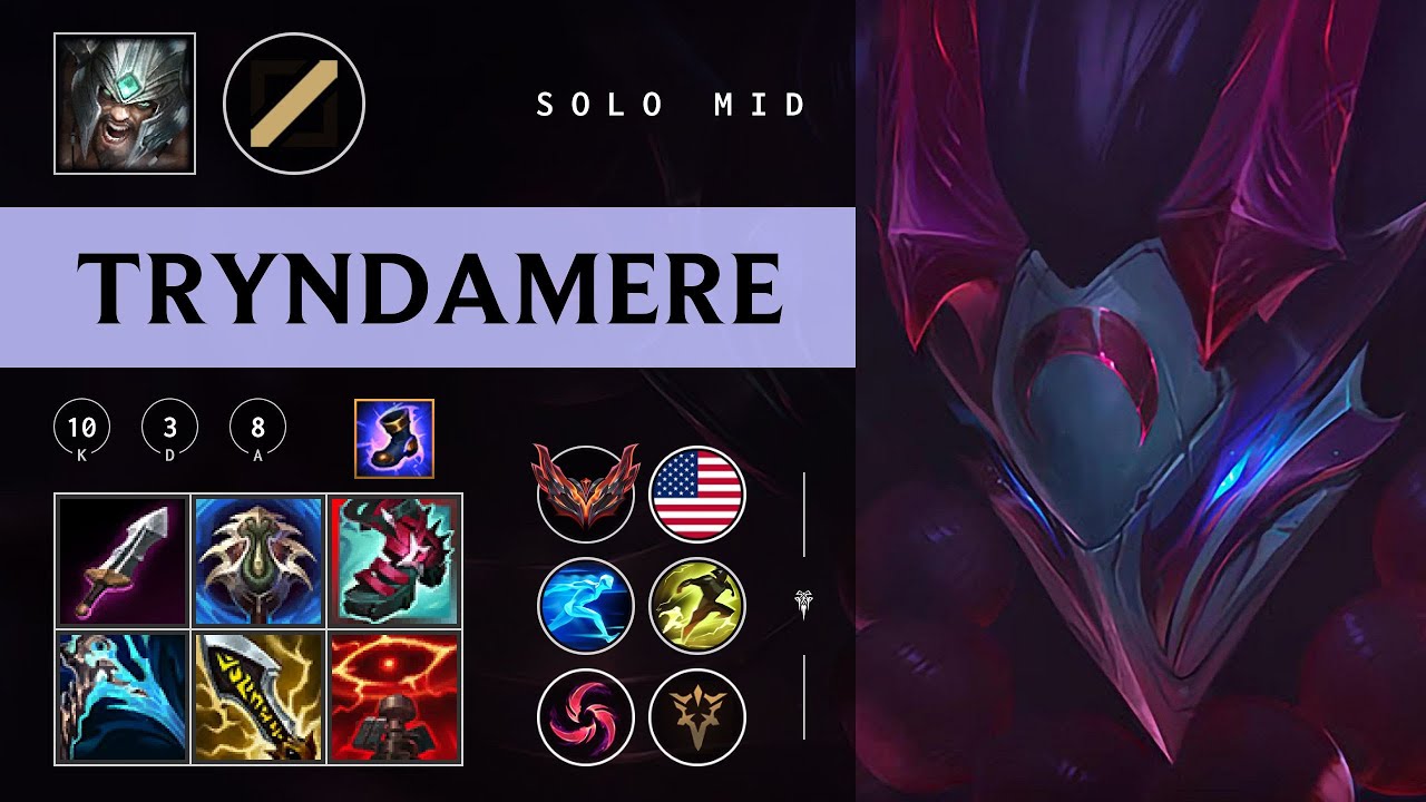 Tryndamere Mid vs Xerath - NA Grandmaster Patch 26.02
