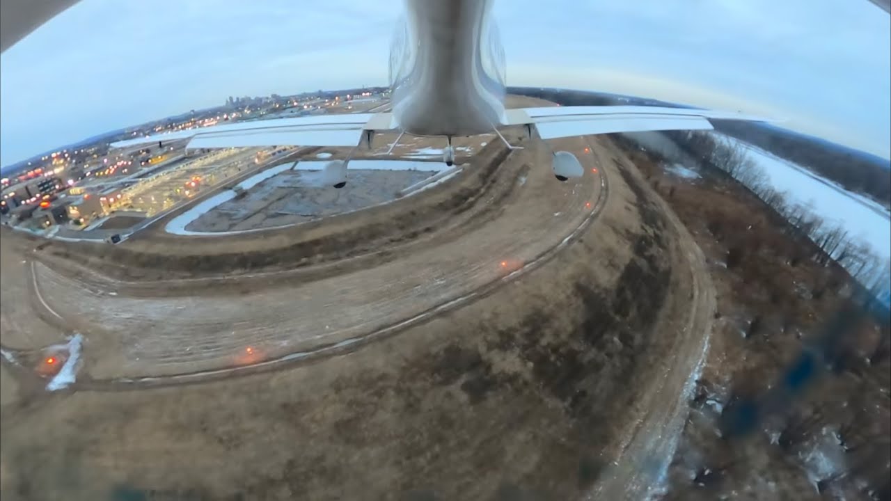 Sky acre airport 44N  to Hartford Brainard Airport ￼KHFD with the LDA approach circle runway 20 