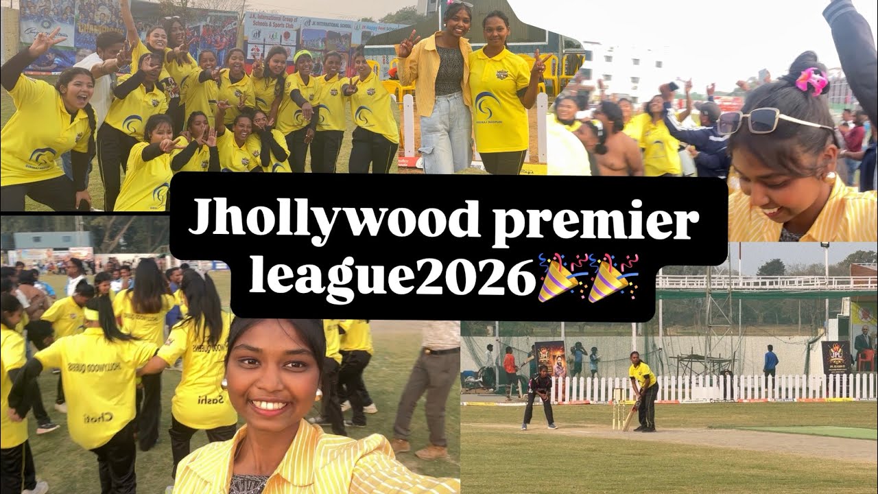 Jhollywood premier league 2026🥳🥳🎉🎉 #vlogging #vlog #cricket #sports #explorepage #explore #nagpuri 