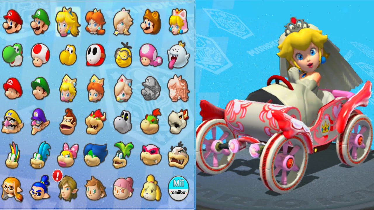【マリオカート8DX】で大事故が発生したNintendo Switch の最高のレーシング ゲーム『ピーチウェディング』