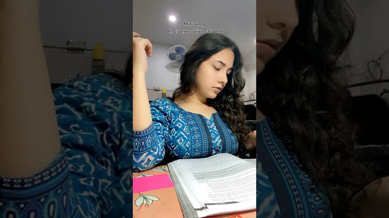 Mini study vlog ft. Cs executive student💞#csaspirant #csstudyvlog #aspirantlife #cs #ministudyvlog