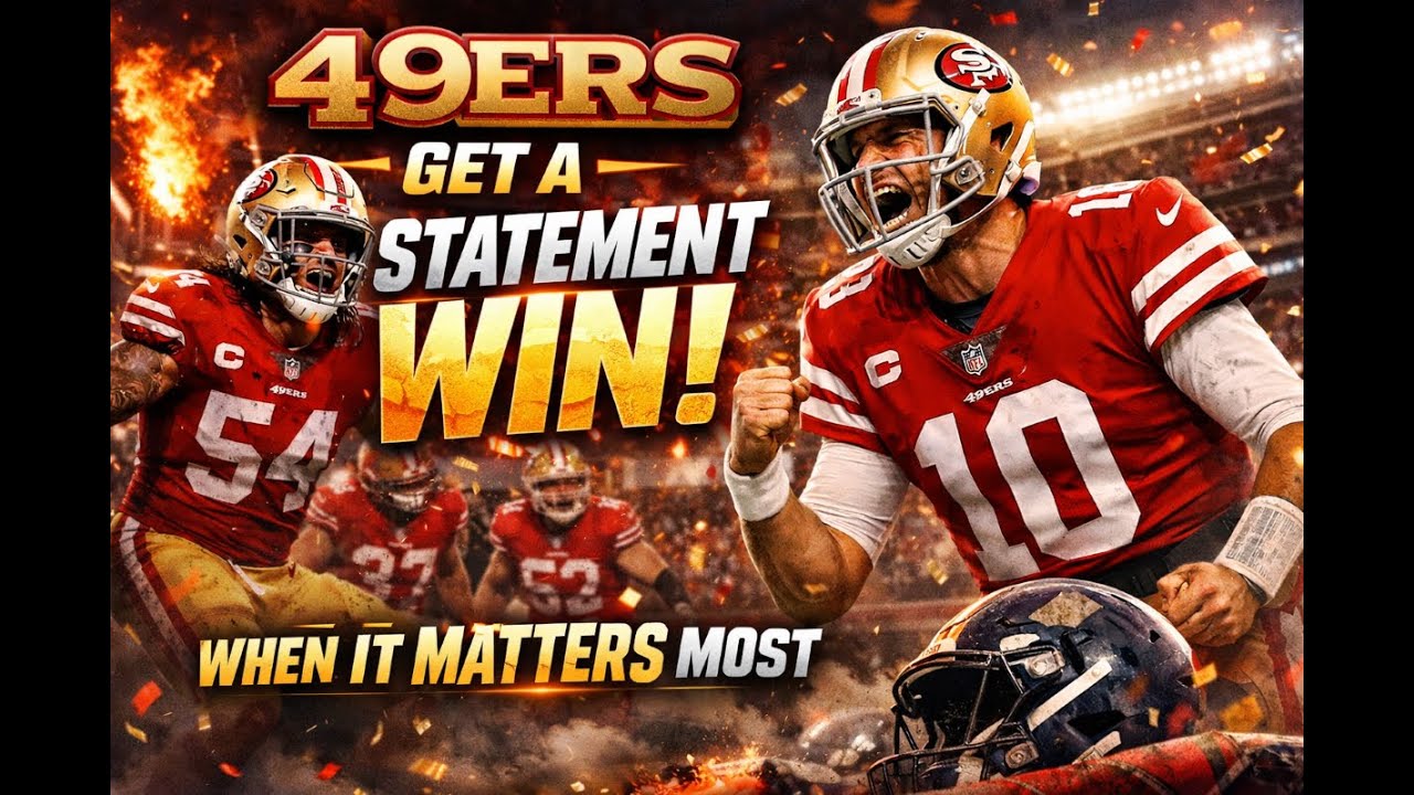 49ers Get a Huge Win Today | Playoff Statement Victory Shakes the NFC!