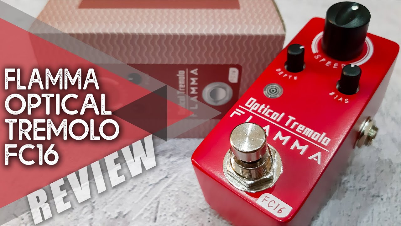 AWESOME Budget PEDAL | Flamma FC16 Optical TREMOLO | VIDEO REVIEW [NO TALK]