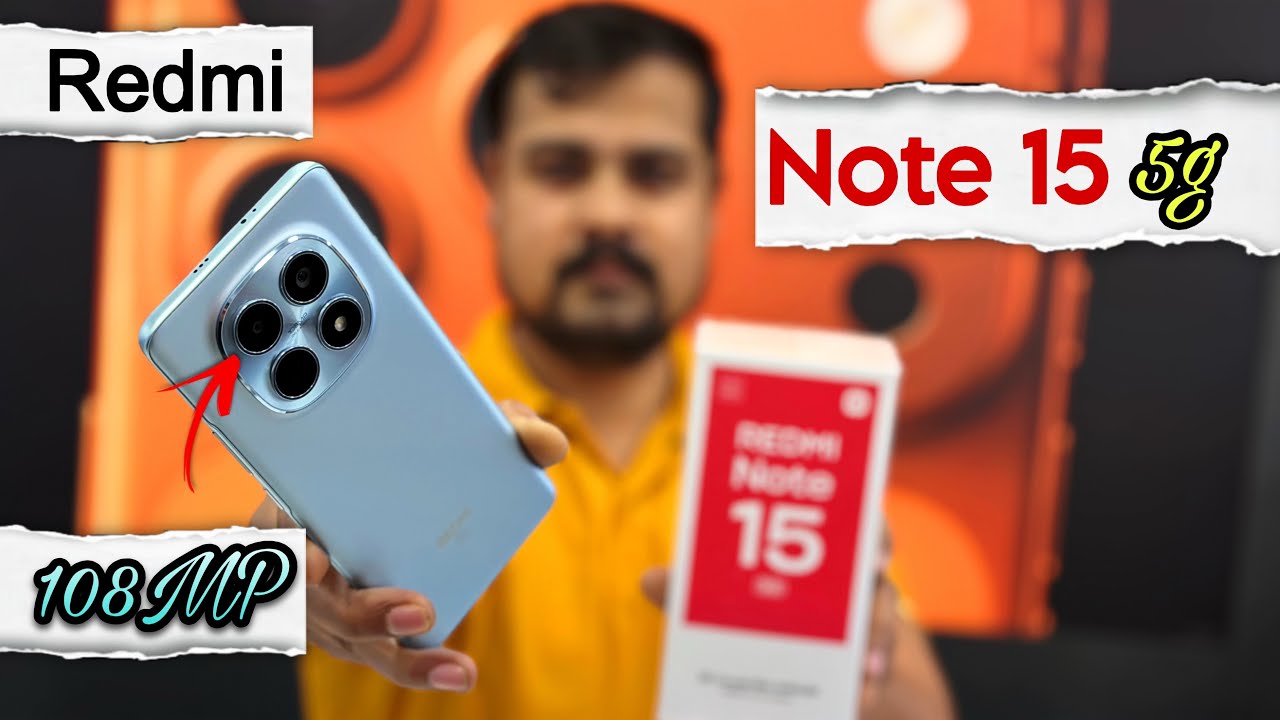 Redmi Note 15 5g Unboxing & Review || 108MP camera | 3D Curved Amoled Display & more..!
