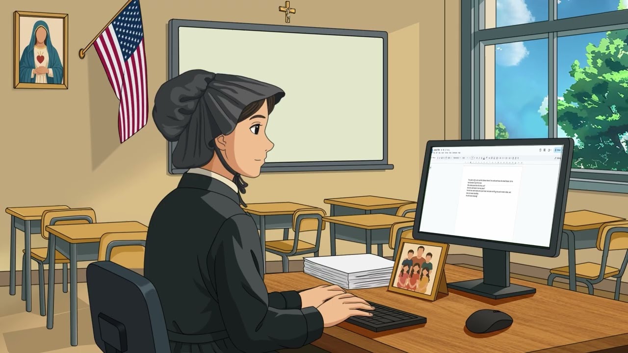chill lofi study music for focus with St. Elizabeth Ann Seton (Catholic lofi) 