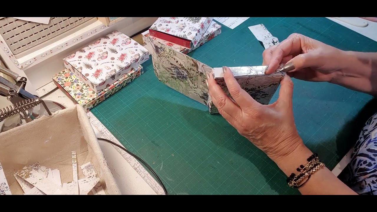 TUTO BOITE A COMPARTIMENTS POUR PETITS TRESORS