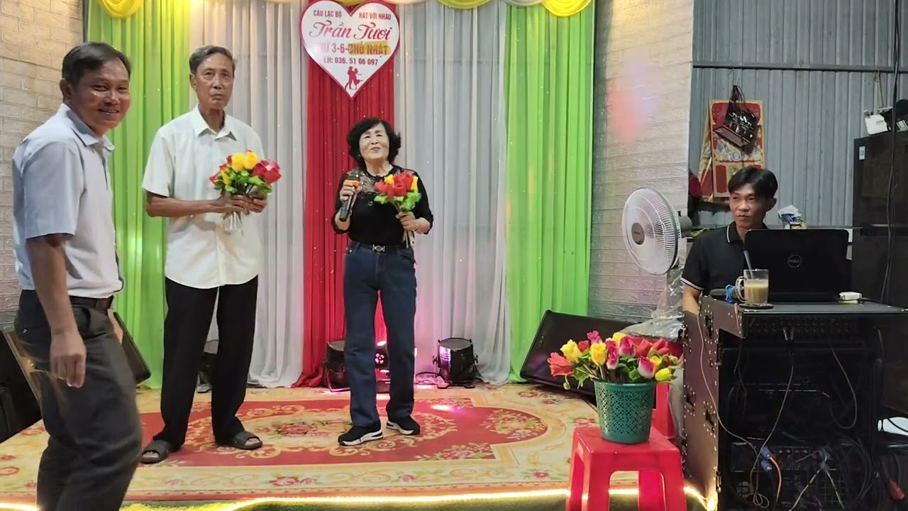 Dì hoa giao lưu CLB trần tươi ca khúc nếu đời không có anh 