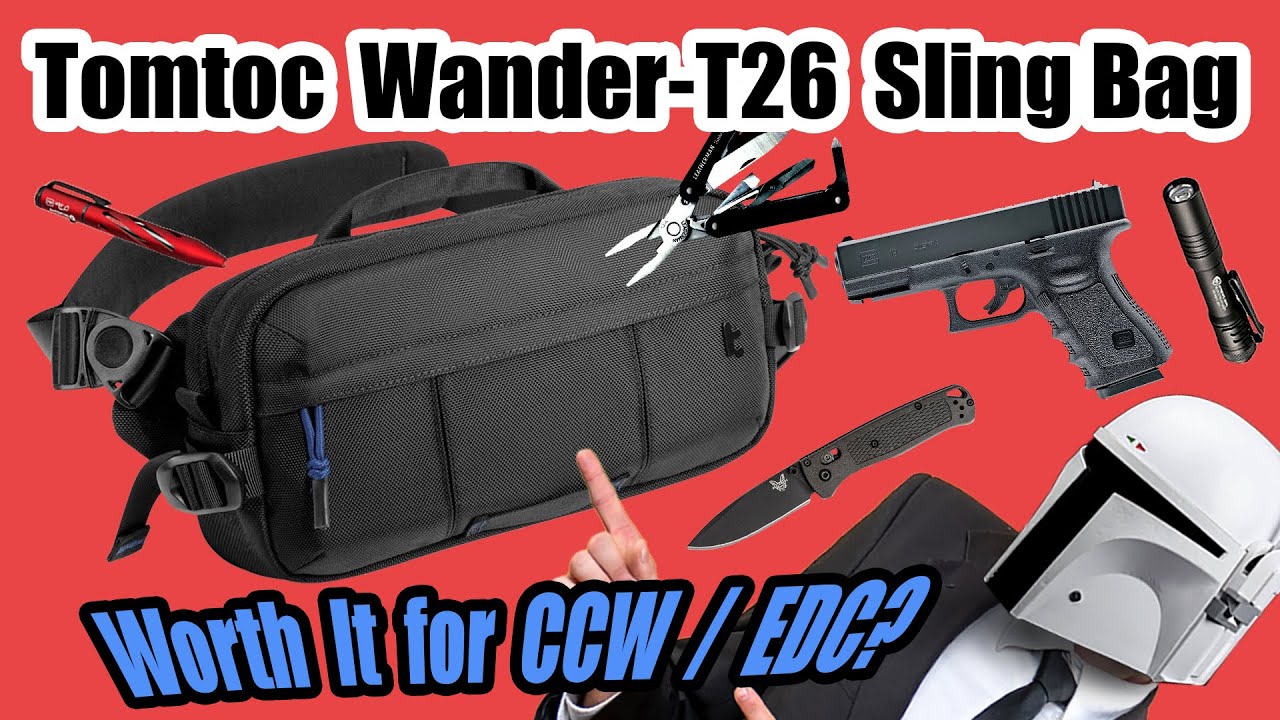 Tomtoc Wander-T26! Worth it for CCW / EDC?!