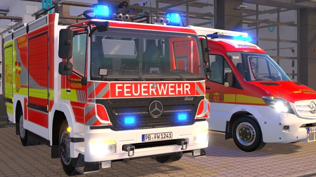 Emergency Call 112 - Paderborn Firefighters Responding!