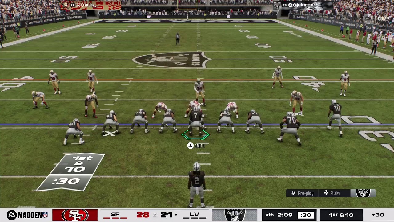 Jrelentleszvs. Stackz100 (MADDEN26)