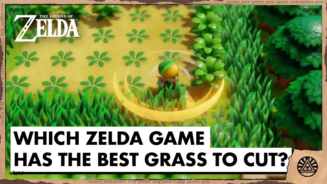 В какой игре серии Zelda лучше всего стричь траву?
