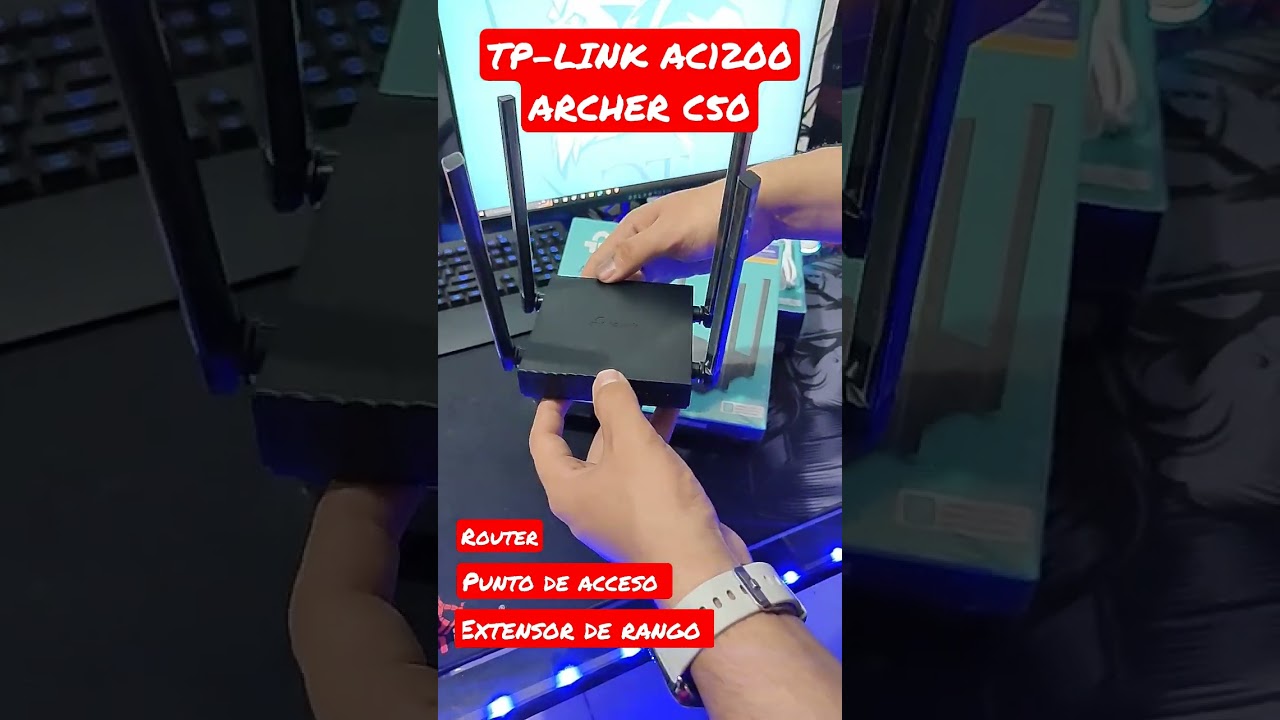 TP-LINK AC1200 Archer C50 Router / Punto de acceso / Extensor de Rango 2.4 y 5g