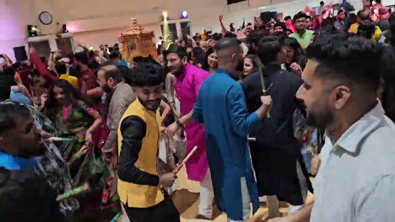 PART 2 NAVRATRI NO TRIJO DIVAS 17.10.23 SATAVISH GAM PATIDAR SAMAJ IN UK WEMBLEY PARK ,  DADIYA RAS