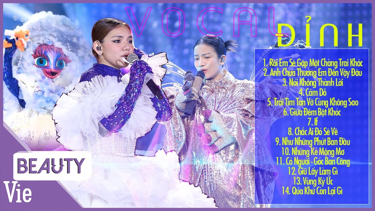 Playlist 2 giọng nữ cao g&acirc;y u m&ecirc; HippoHappy L&acirc;m Bảo Ngọc, Lady M&acirc;y Myra Trần | THE MASKED SINGER