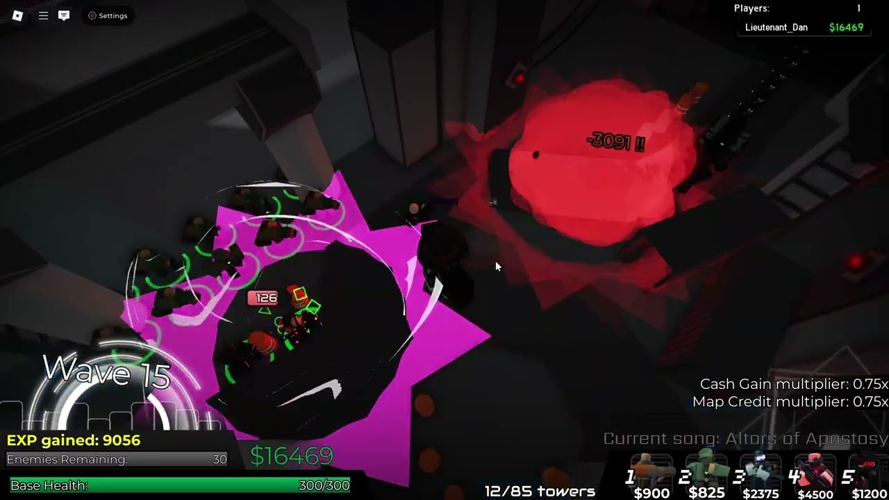Insane Mode Solo | Paradigm Shift Tower Defense