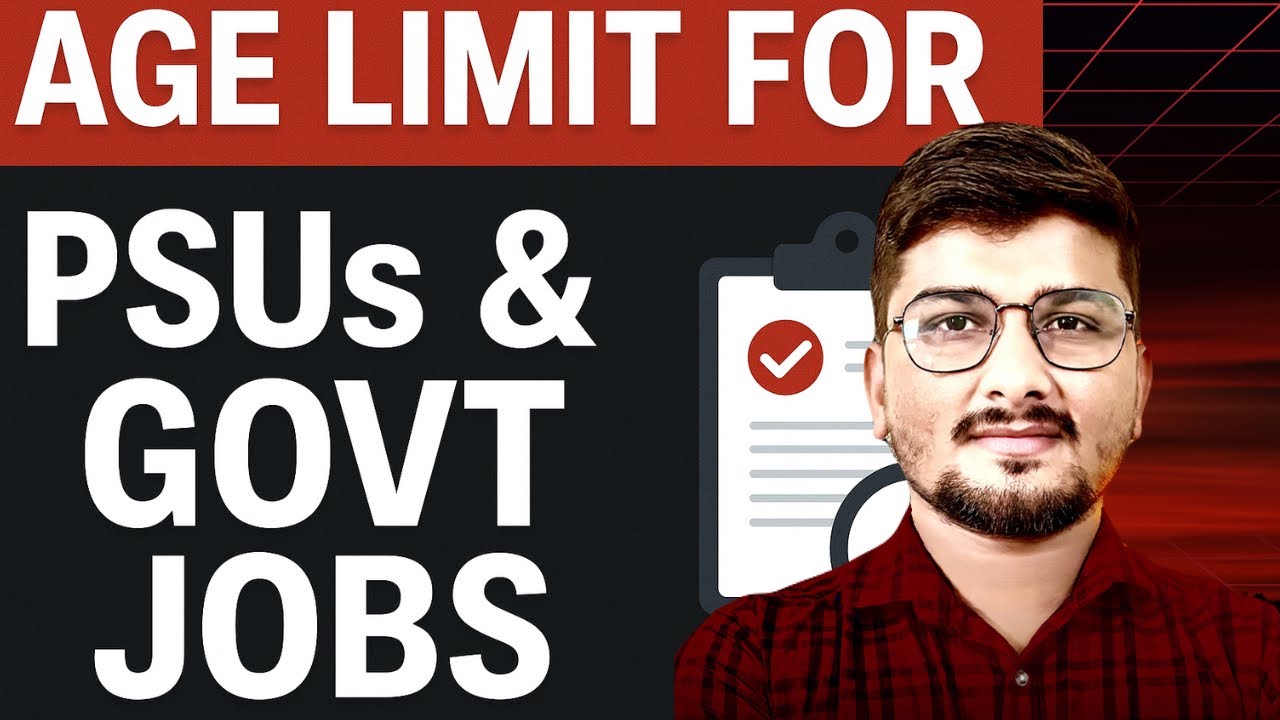 Age Limit for GATE, PSUs & Government Jobs | Full Guide for Engineers | GATE 2025 & PSU Exams #gate