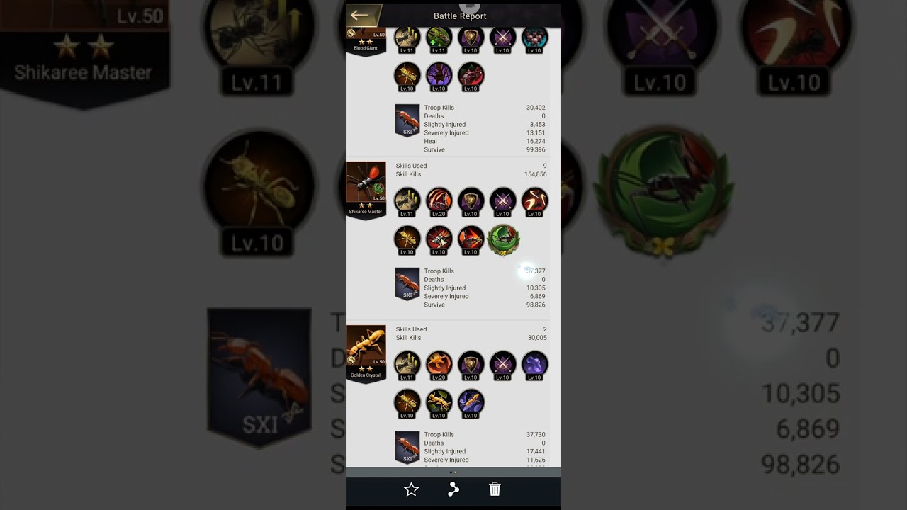 T11+ Carrier Battle Reports | The Ants