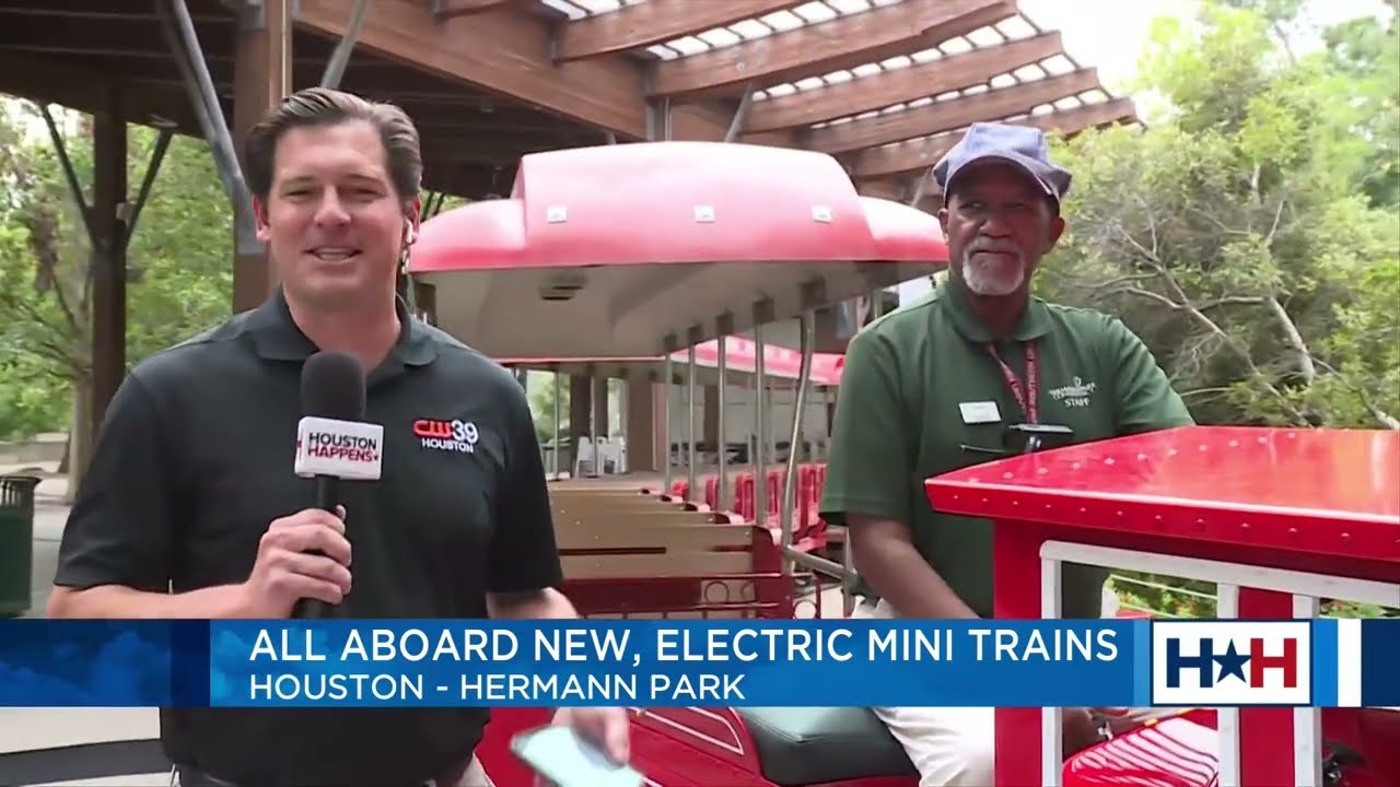 Herman Park mini trains go electric