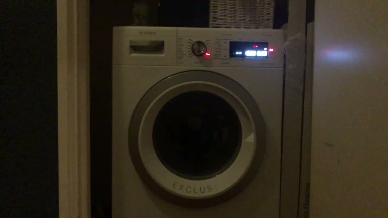 Bosch Serie 8 Exclusiv 1-9kg 1600 RPM and finished
