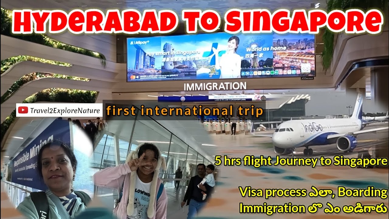 Singapore Trip 2025 | Hyderabad to Singapore | Our First International Trip @Travel2ExploreNature
