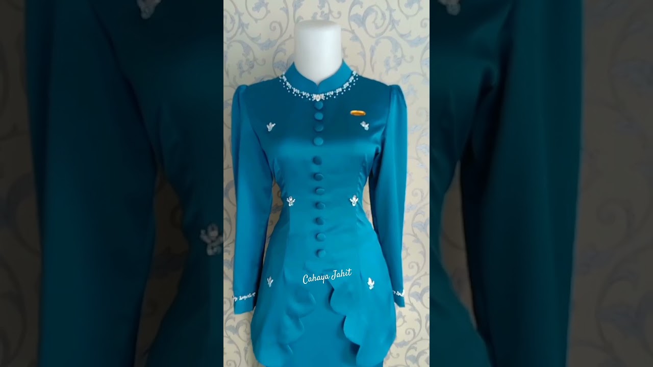 inspirasi baju kurung Melayu modern #fashion #sewing #kebaya #penjahit #diy