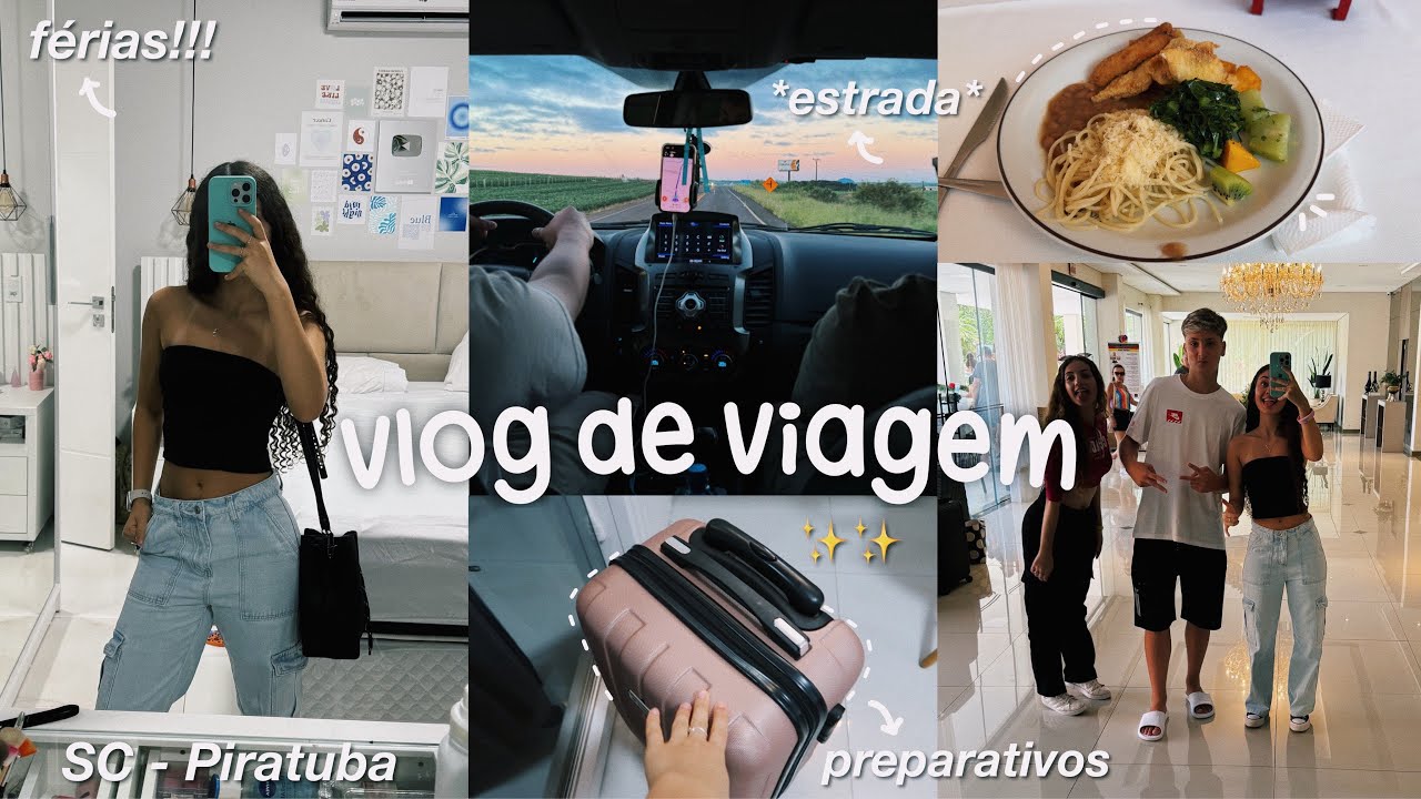 vlog de viagem✨ *preparativos, estrada, f&eacute;rias*
