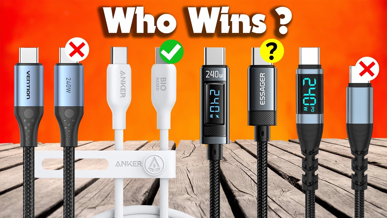 Best 240W USB Type-C Cable | Who Is THE Winner #1?