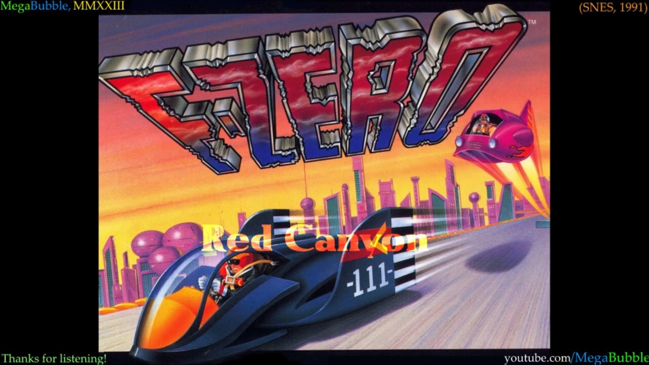 F-Zero (SNES) - Red Canyon (Extended 1 hr Music)