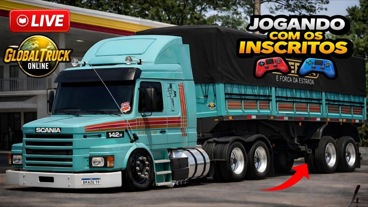 🔴 Live Global Truck Online | Cola aí que a viagem começou! #live #gaming #juninplay14