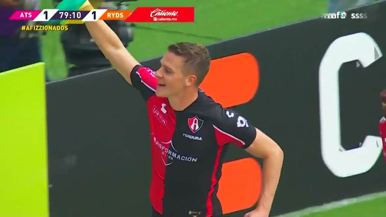 Gol de Julio Furch | Atlas 2 - 1 Rayados de Monterrey | Liga MX - Grita M&eacute;xico A21 Jornada 8 |