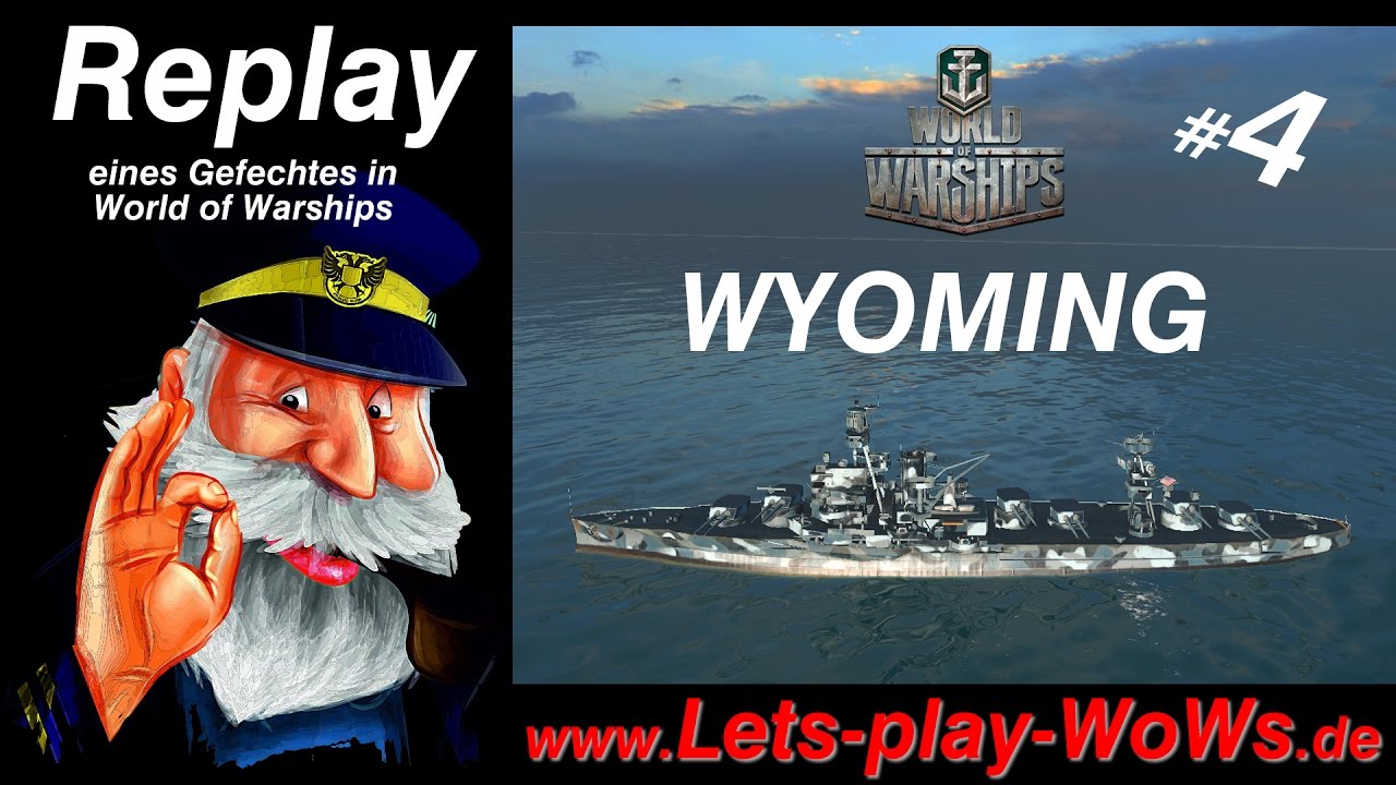 World of Warships Replay #4 : Wyoming [ 2 Kills | 129K ] deutsch | german