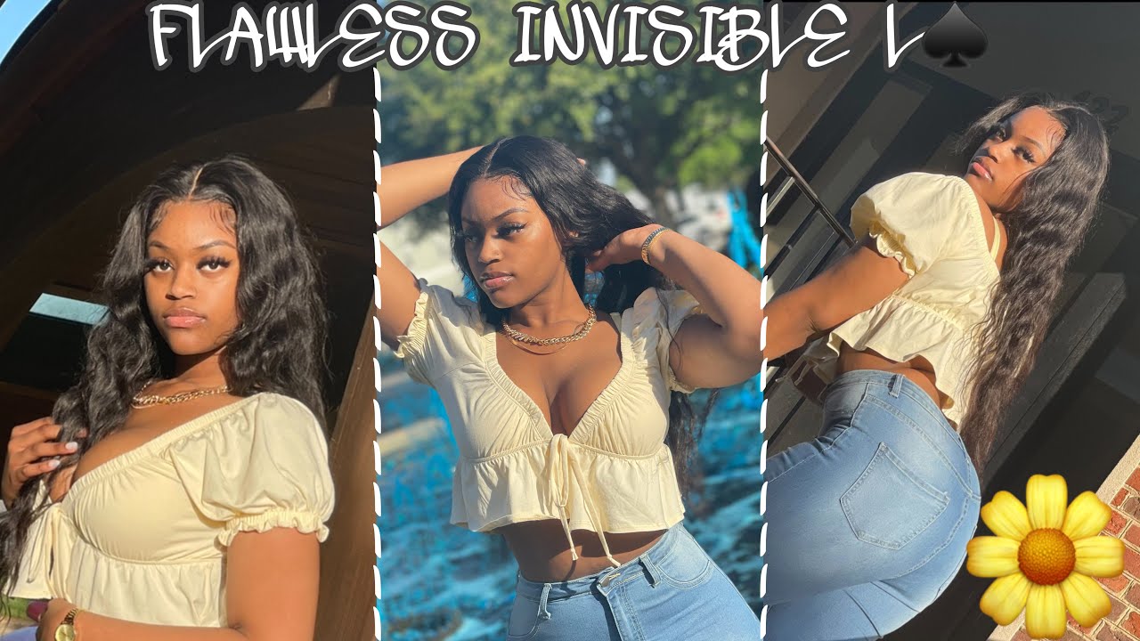 MELTED Invisible Lace| Glue less Method ft. Tinashe Hair