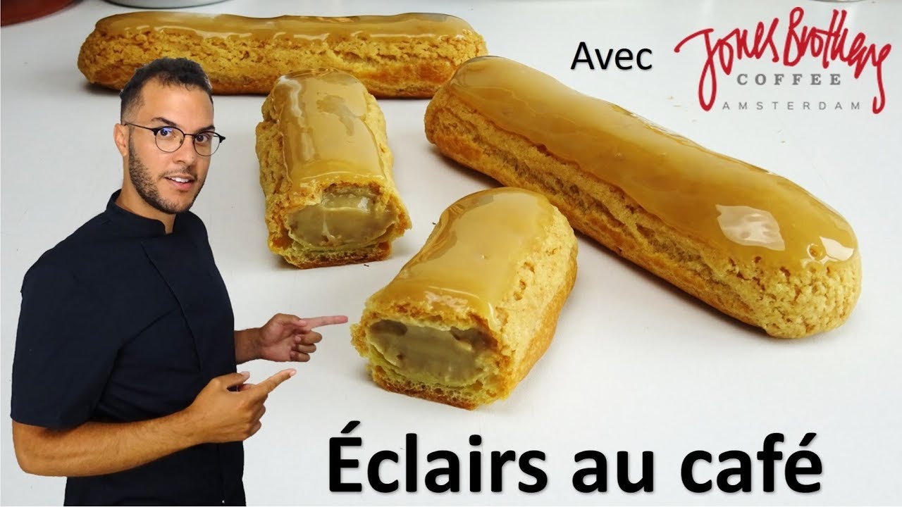 recette ÉCLAIRS AU CAFÉ avec Jones Brothers coffee