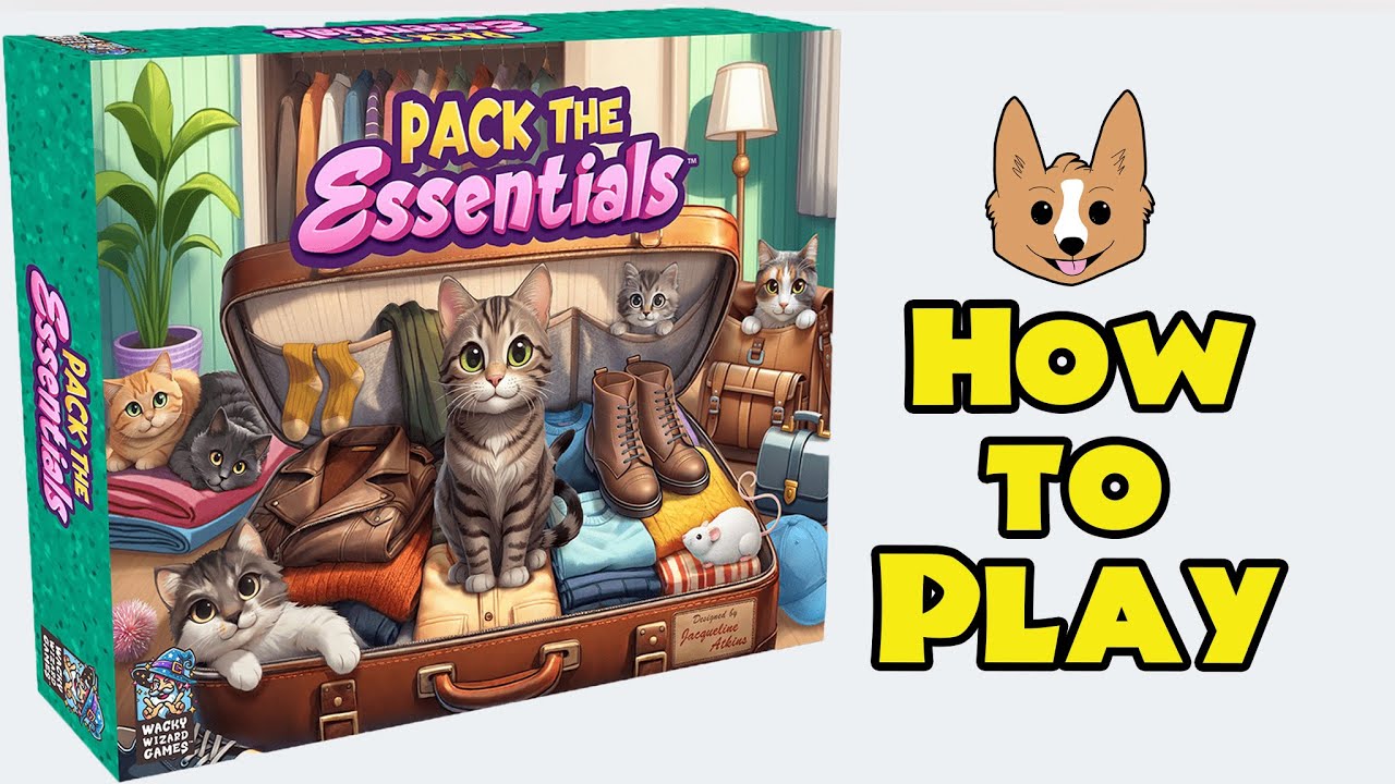 Pack the Essentials Board Game Playthrough - The Game Flames