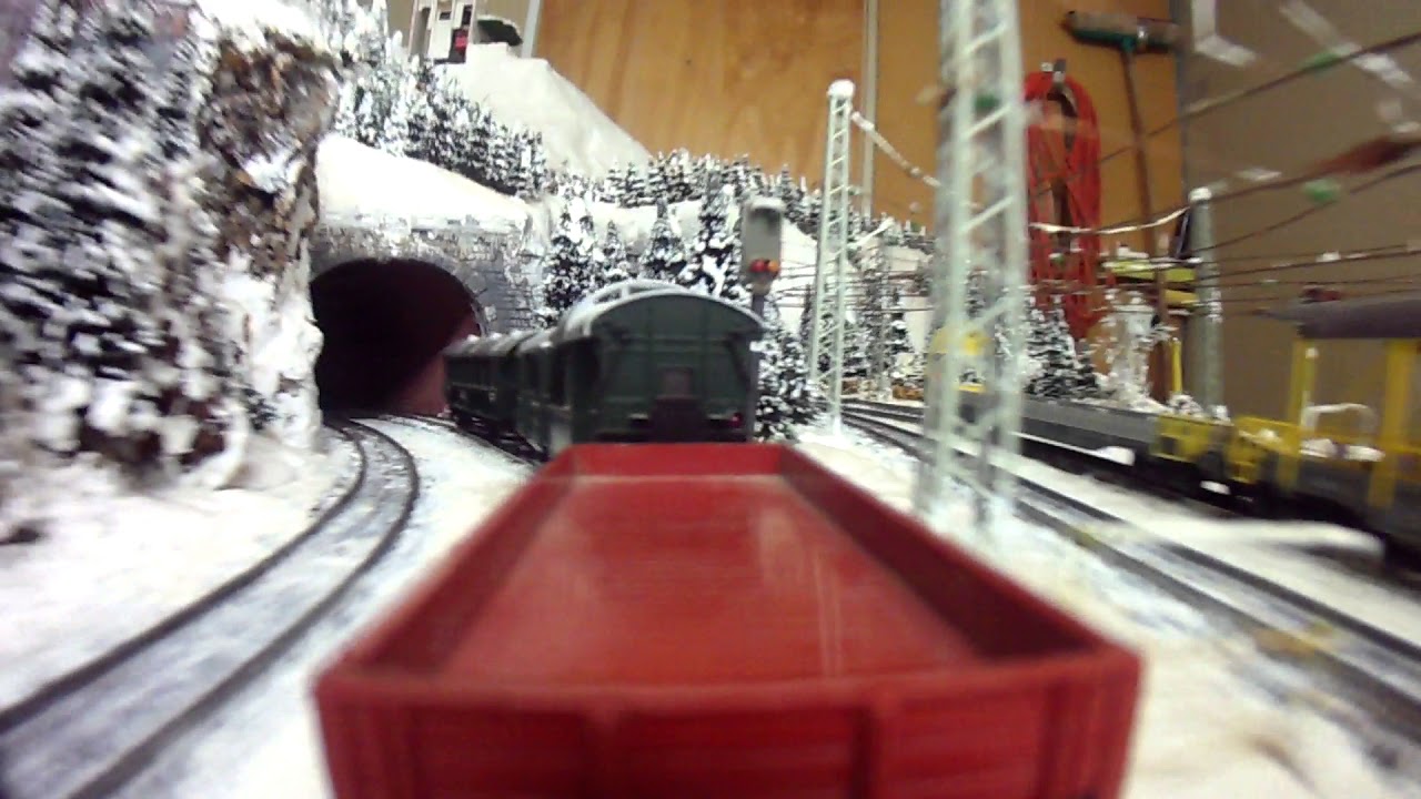 Provincial railway line &Ouml;BB Rh 674: M&auml;rklin Modelleisenbahn Anlage, Marklin model train