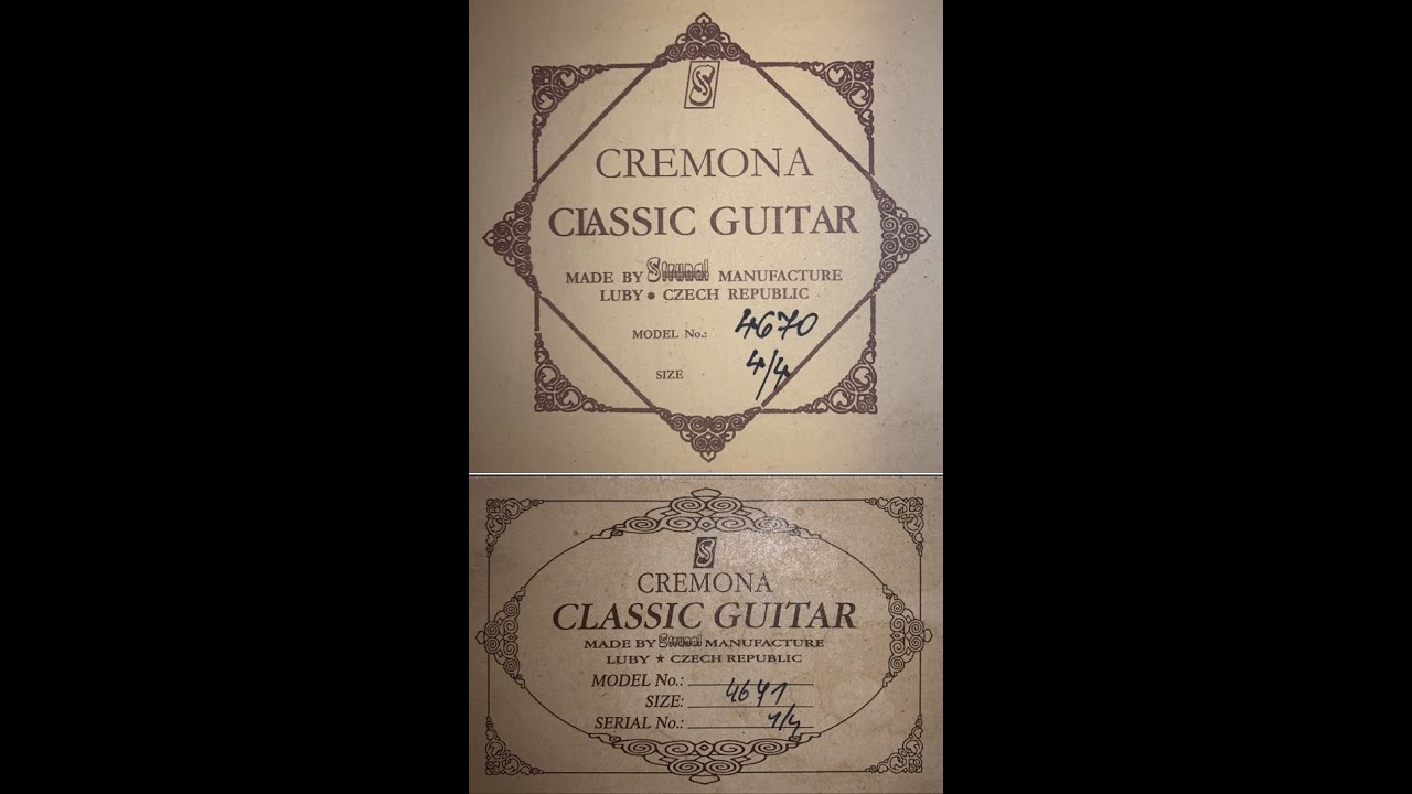 Обзор Гитар Cremona 4670 и Cremona 4671 Чехия