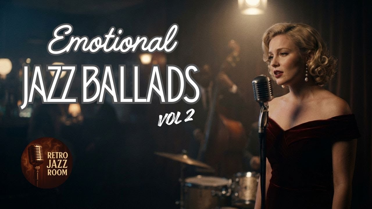 Emotional jazz ballads ,Smooth Piano and Vocal, Jazz Music for Relaxing, Studying and Working Vol 2