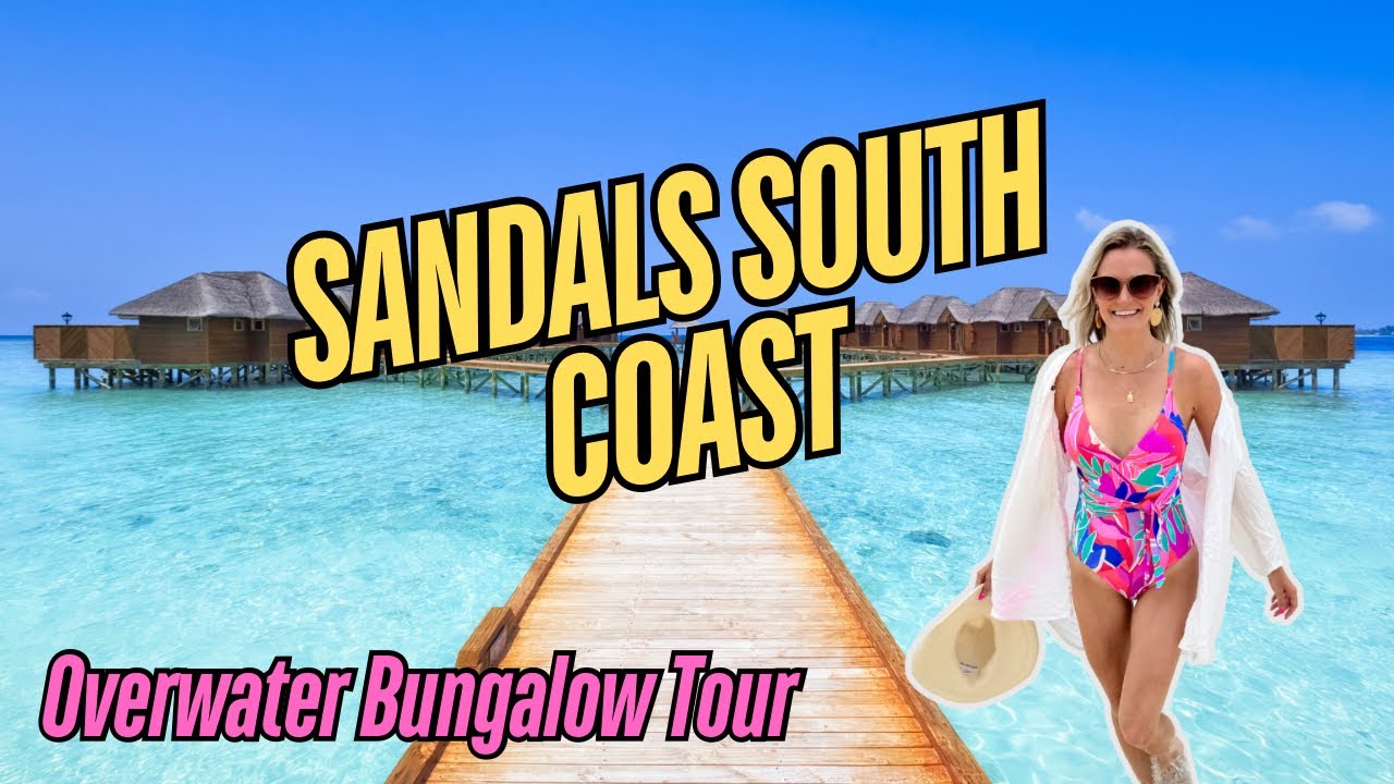 Внутри бунгало над водой в курортном комплексе Sandals Resorts