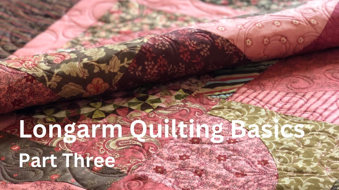 How to Stitch a Pantograph on a Longarm - Longarm Quilting Basics Part 3