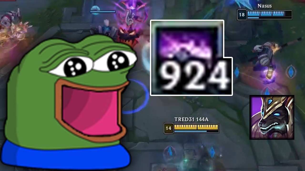 RATIRL witnesses a Nasus with 900 STACKS