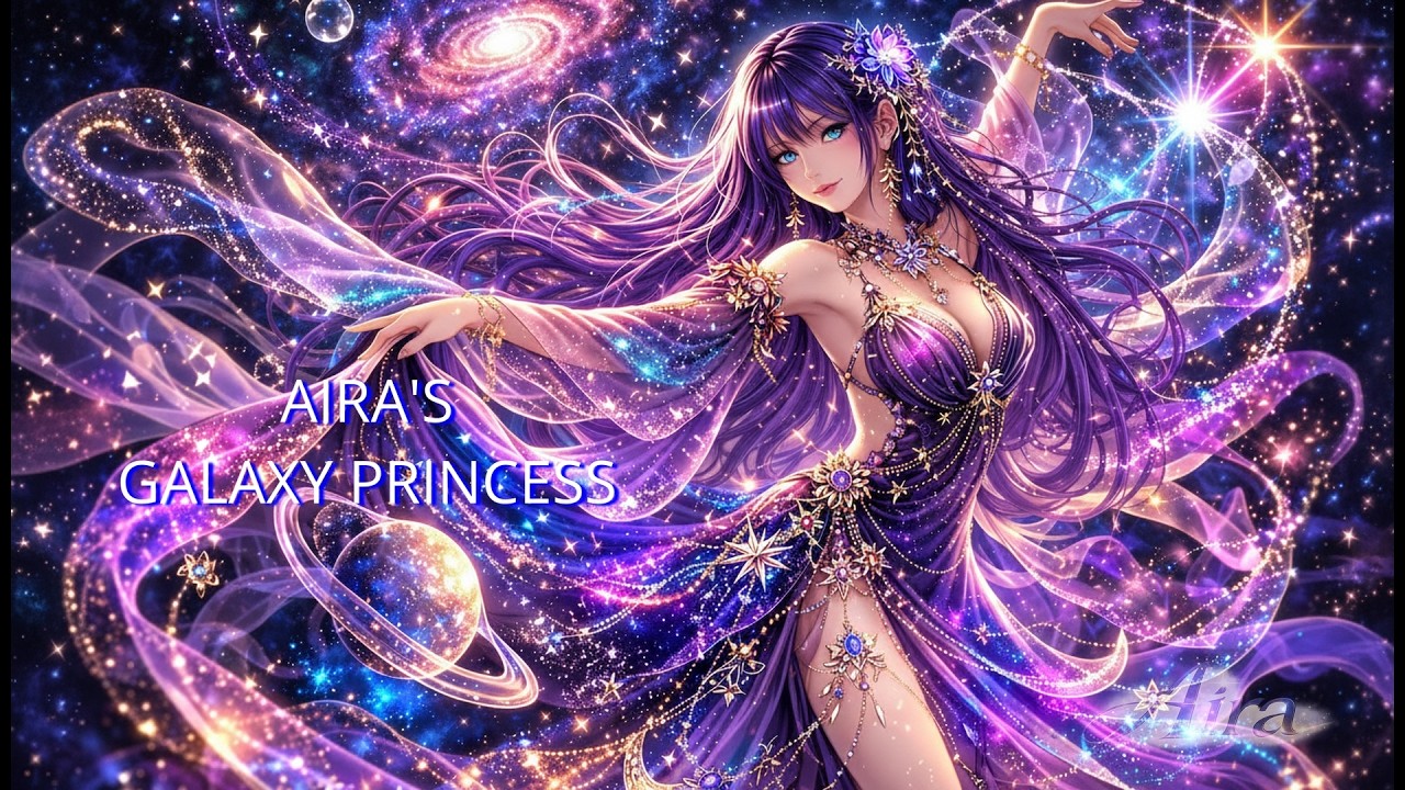 AIRA'S Galaxy Princess | A Cosmic Dream of Light and Beauty