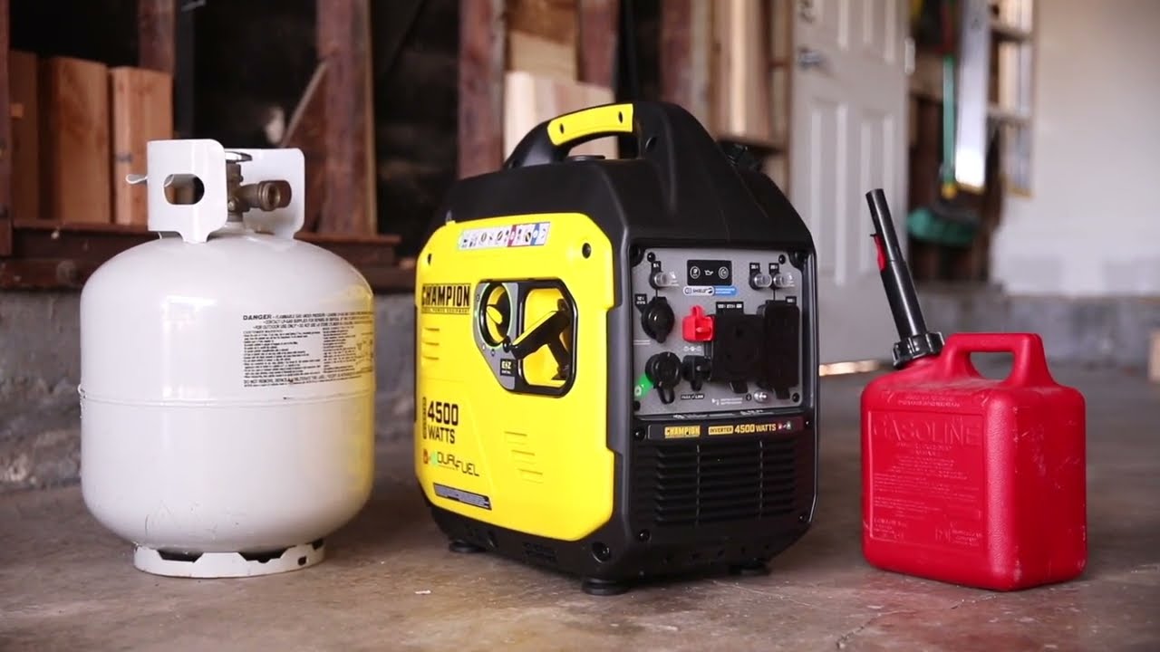 Champion 4500W Dual Fuel Inverter with CO Shield&reg; (Model 201531)