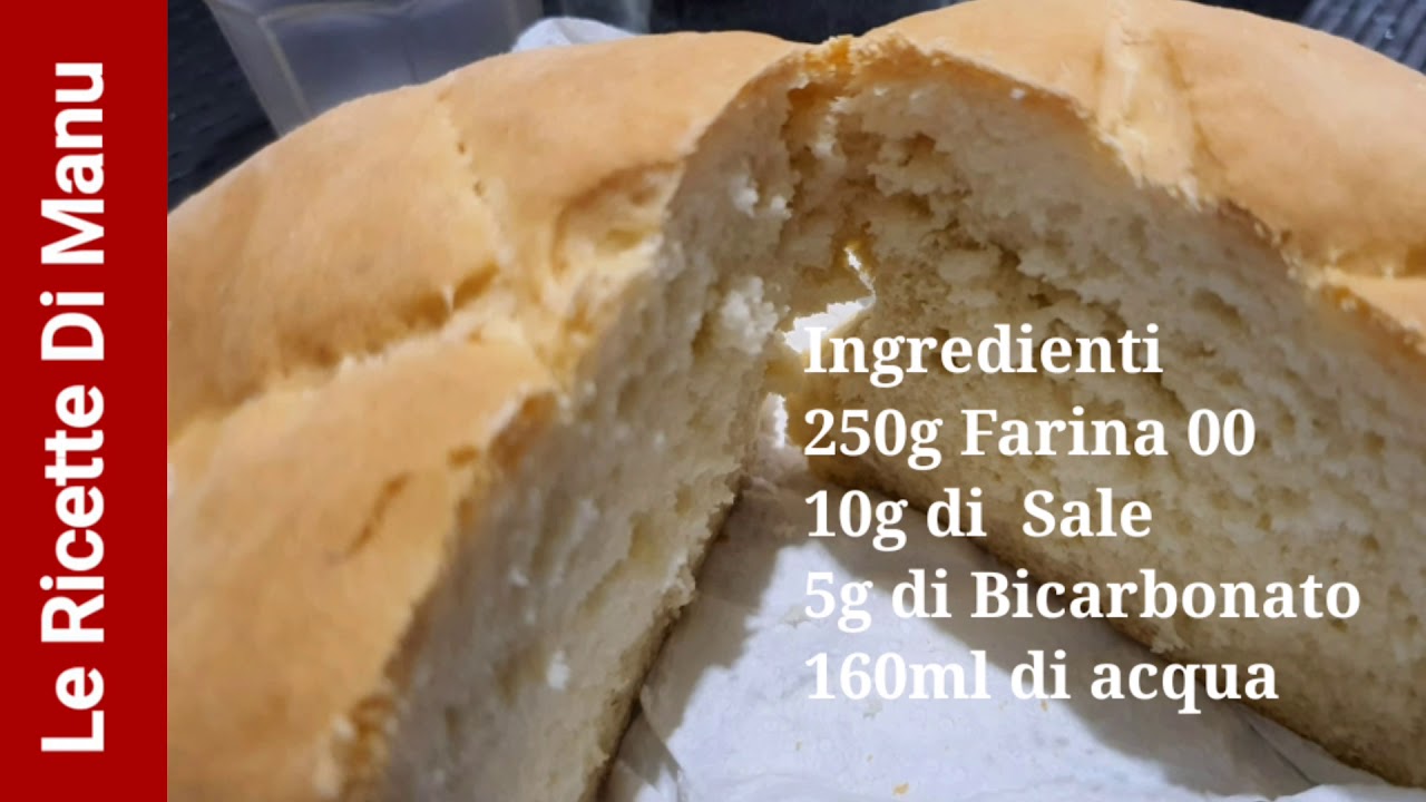 Pane senza lievito con bicarbonato 🍽  Senza lievitazione