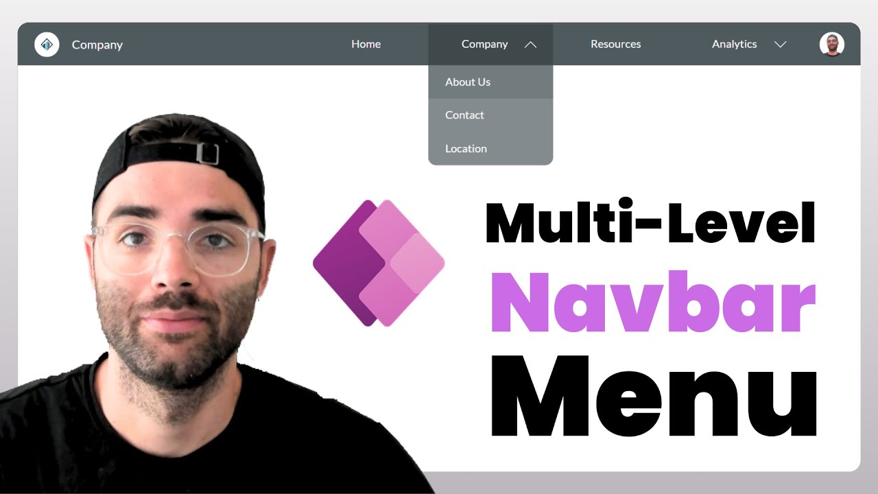 Многоуровневое меню панели навигации в Power Apps