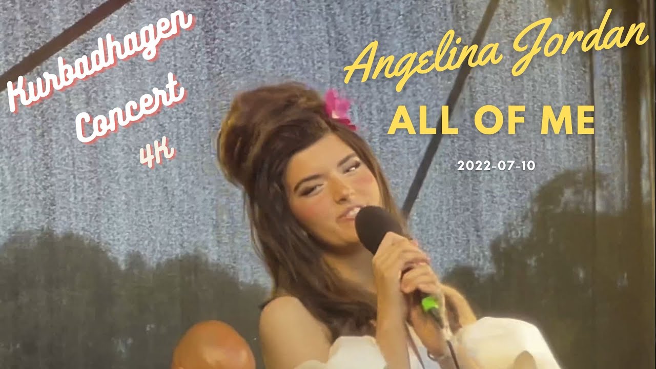 Angelina Jordan (16) - All of Me [4K UHD] Live at Kurbadhagen - July 10th, 2022, Sandefjord, Norway