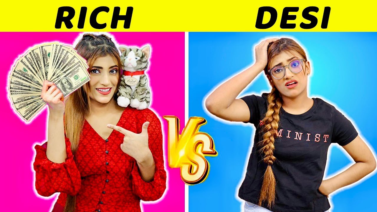 Life : Rich Girl Vs. Normal Girl | SAMREEN ALI