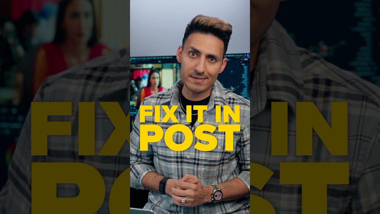 Fix it in post - DaVinci Resolve