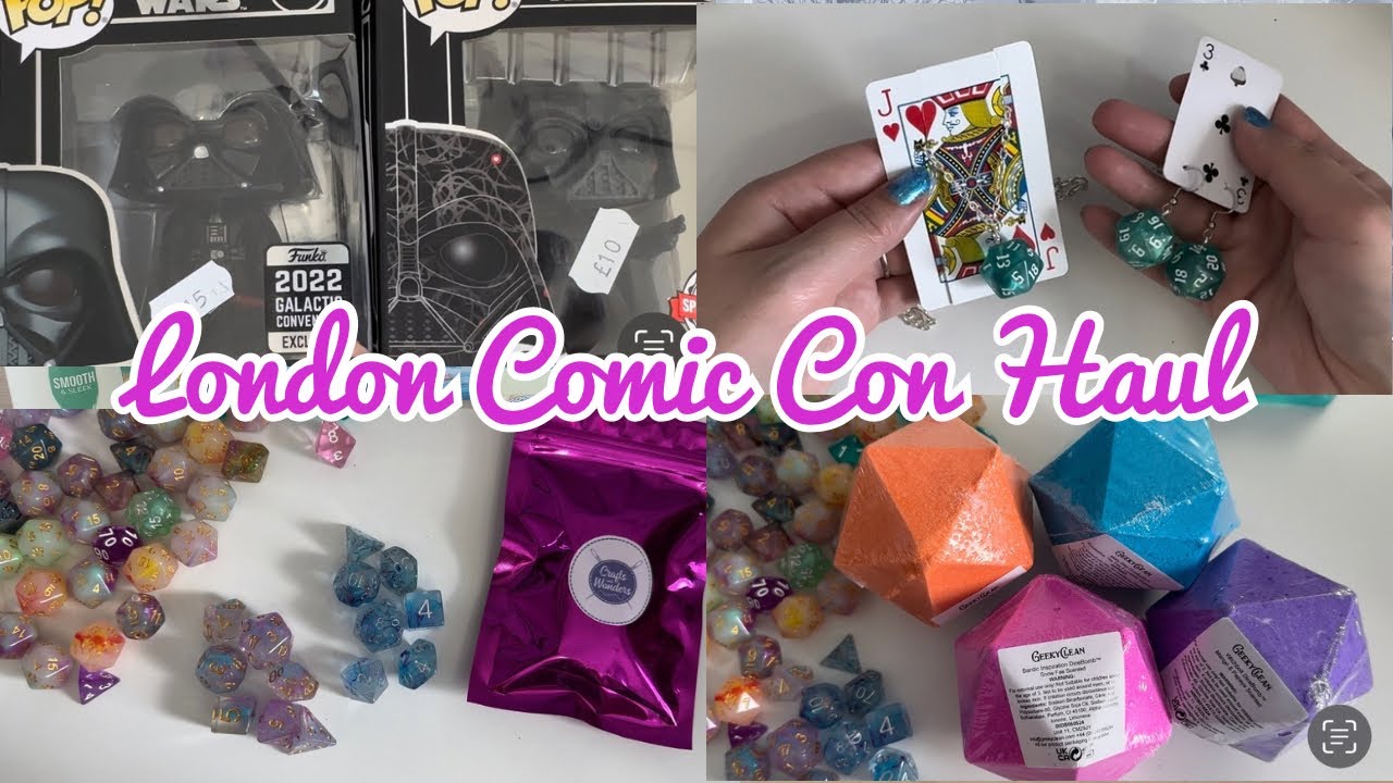 London Comic Con Haul 2024 | Dice, Funko Pops & More