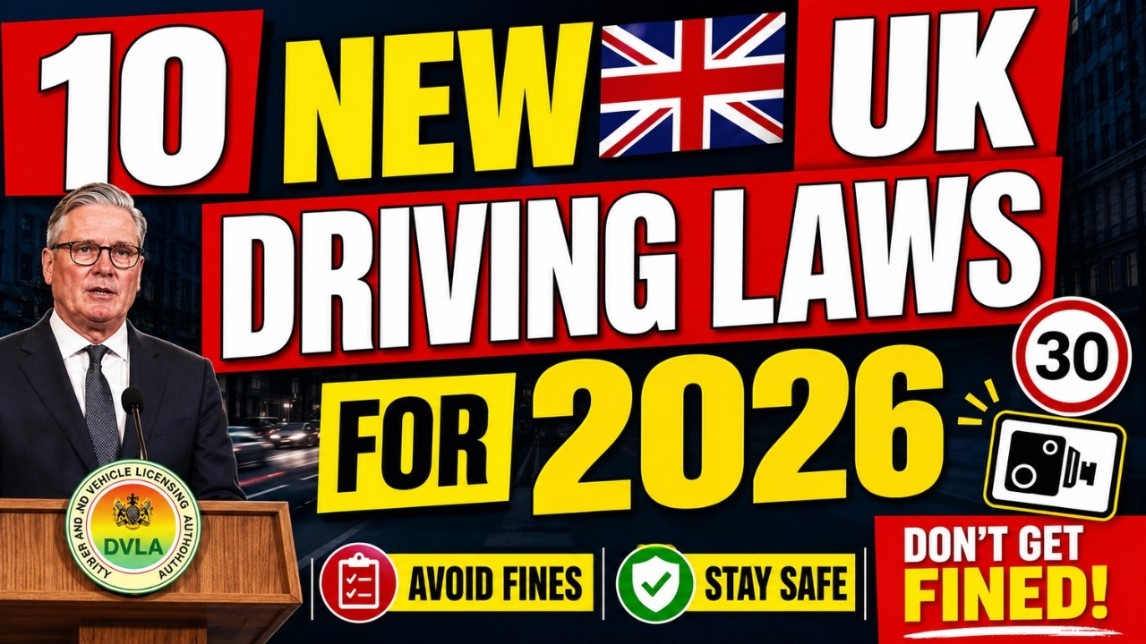 🚨 10 New UK Driving Laws for 2026 That Could Affect Every Driver